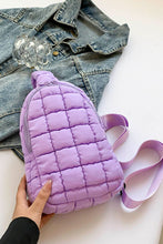 Load image into Gallery viewer, Quilted Nylon Crossbody  Bag
