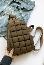 Load image into Gallery viewer, Quilted Nylon Crossbody  Bag
