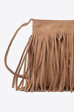 Load image into Gallery viewer, Adored PU Leather Crossbody Bag with Fringe
