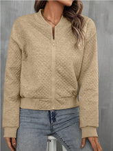 Load image into Gallery viewer, Zip Up Long Sleeve Jacket
