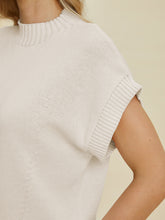 Load image into Gallery viewer, Double Take Full Size Mock Neck Short Sleeve Sweater
