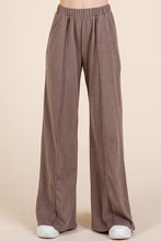 Load image into Gallery viewer, BOMBOM Elastic Waist Wide Leg Pants with Pockets
