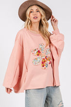 Load image into Gallery viewer, SAGE + FIG Flower Patch Dropped Shoulder Oversize Top
