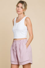 Load image into Gallery viewer, Cotton Bleu by Nu Lab High Waist Drawstring Shorts

