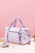 Load image into Gallery viewer, Zenana Checkered Multi-Pocket Travel Bag
