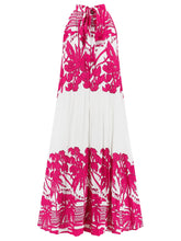 Load image into Gallery viewer, Tied Printed Sleeveless Midi Dress
