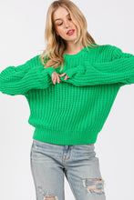 Load image into Gallery viewer, SAGE + FIG Round Neck Drop Shoulder Sweater
