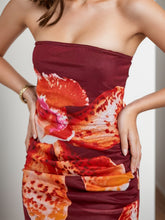 Load image into Gallery viewer, Printed Tube Sleeveless Maxi Dress
