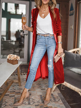 Load image into Gallery viewer, Open Front Long Sleeve Coat
