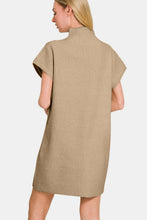 Load image into Gallery viewer, Zenana Short Sleeve Sweater Mini Dress
