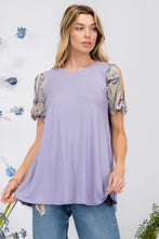 Load image into Gallery viewer, Celeste Full Size Open Tie Sleeve Round Neck Blouse

