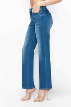 Load image into Gallery viewer, bytos Full Size Cat&#39;s Whiskers High Rise Straight Jeans
