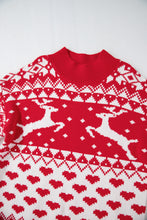 Load image into Gallery viewer, Christmas Element Turtleneck Long Sleeve Sweater
