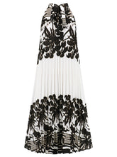 Load image into Gallery viewer, Tied Printed Sleeveless Midi Dress
