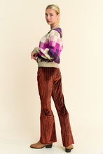 Load image into Gallery viewer, Davi &amp; Dani Elastic Waist Knit Flare Pants
