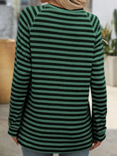 Load image into Gallery viewer, Mandy Striped Round Neck Long Sleeve T-Shirt
