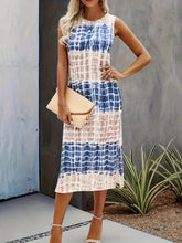 Load image into Gallery viewer, Slit Round Neck Tank Dress
