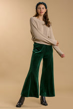 Load image into Gallery viewer, Umgee High Rise Elastic Waist Flare Pants
