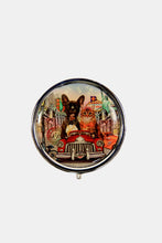Load image into Gallery viewer, Nicole Lee USA Print Metallic Circular Large Pill Case
