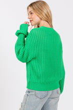 Load image into Gallery viewer, SAGE + FIG Round Neck Drop Shoulder Sweater
