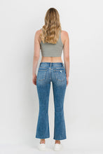 Load image into Gallery viewer, Vervet by Flying Monkey Full Size Mid Rise Distressed Cropped Flare Jeans
