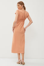 Load image into Gallery viewer, Be Cool Square Neck Short Sleeve Midi Dress
