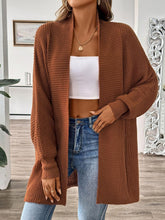Load image into Gallery viewer, Open Front Long Sleeve Cardigan
