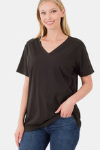 Load image into Gallery viewer, Zenana Full Size V-Neck Short Sleeve T-Shirt

