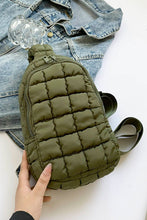Load image into Gallery viewer, Quilted Nylon Crossbody  Bag

