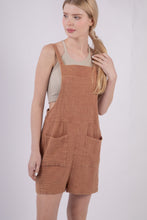 Load image into Gallery viewer, VERY J Sleeveless Double Gauze Overalls with Pockets
