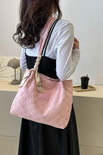 Load image into Gallery viewer, Braided Strap Polyester Tote Bag
