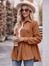 Load image into Gallery viewer, Mandy Collared Neck Long Sleeve Shirt
