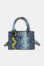 Load image into Gallery viewer, Snakeskin Print PU Leather Handbag
