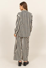 Load image into Gallery viewer, HYFVE Striped Button Up Shirt and Pants Set
