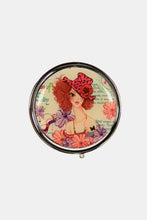 Load image into Gallery viewer, Nicole Lee USA Print Metallic Circular Small Pill Case
