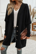 Load image into Gallery viewer, Devine Button Up Long Sleeve Hooded Cardigan
