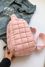 Load image into Gallery viewer, Quilted Nylon Crossbody  Bag
