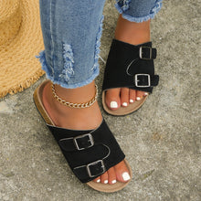 Load image into Gallery viewer, Metal Buckle Open Toe Sandals
