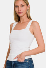 Load image into Gallery viewer, Zenana Square Neck Cropped Tank
