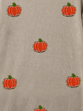 Load image into Gallery viewer, Pumpkin Round Neck Long Sleeve Sweatshirt
