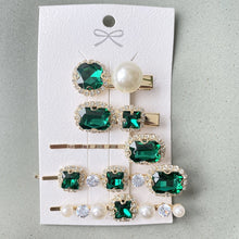 Load image into Gallery viewer, 5 PCS/Set Geometric Pearl Hair Clips
