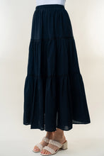 Load image into Gallery viewer, White Birch High Waisted Tiered Maxi Skirt
