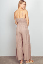 Load image into Gallery viewer, VERY J Sleeveless Ruched Wide Leg Jumpsuit
