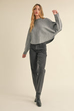 Load image into Gallery viewer, Mable Round Neck Dolman Sleeve Cropped Sweater
