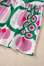 Load image into Gallery viewer, Printed Notched Long Sleeve Maxi Dress
