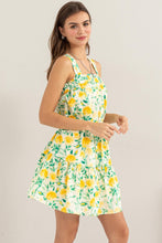 Load image into Gallery viewer, HYFVE Floral Tie Shoulder Mini Dress
