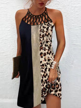 Load image into Gallery viewer, Printed Grecian Neck Mini Dress
