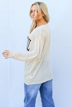 Load image into Gallery viewer, And The Why GRATEFUL Long Sleeve Knit Top
