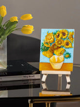 Load image into Gallery viewer, Relief Van Gogh&#39;s Sunflowers DIY 3D Oil Painting Kit
