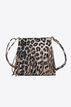 Load image into Gallery viewer, Adored PU Leather Crossbody Bag with Fringe
